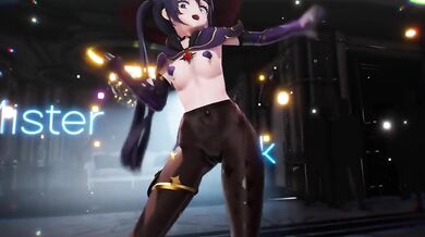 "Watch Mona and Whimsical Mercy's Hentai MMD Adventure with Mr. Pink!"