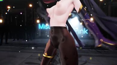"Watch Mona and Whimsical Mercy's Hentai MMD Adventure with Mr. Pink!"