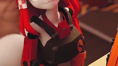 "The Sexy Hairdresser and Her Horny Patient Get Down and Dirty!"