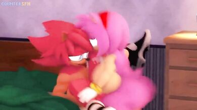 The Futa and Amy take their turn fucking a guy.