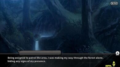 "Busty Lady Bardess Cecilia Plays Taimanin RPGX in English"