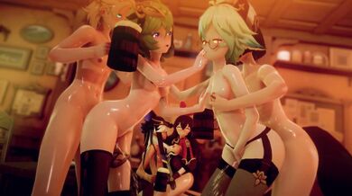 "Greeting the Morning After: A Windblume Hentai Party Special"