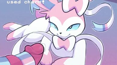 'Pokemon Hentai - Sylveon punishes their human trainer for not obeying them'.