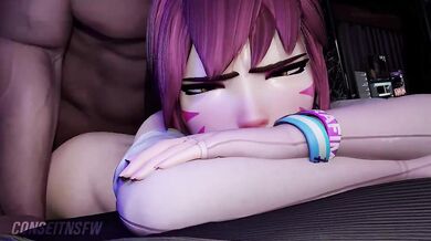 'Tracer's Frenzied Orgasmic Adventure with D.Va (Hentai Video)'