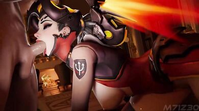 "Horny Deviless Takes Revenge Through Deviant Blowjobs!"