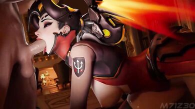 "Horny Deviless Takes Revenge Through Deviant Blowjobs!"
