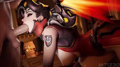 "Horny Deviless Takes Revenge Through Deviant Blowjobs!"