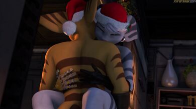 "Snowy Nights of Passion: A Holiday Hentai Love Story"