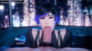 'Reina, the hot and sexy Tekken 8 champion, gets sweetly seduced by her own hentai Honey video in high definition!'
