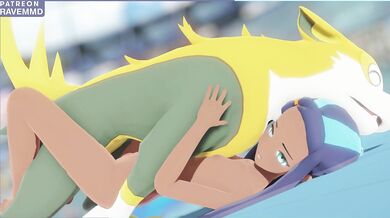 "Unleashing the Beast Within - Nessa and Rave MMD!"