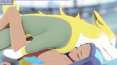 "Unleashing the Beast Within - Nessa and Rave MMD!"