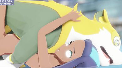 "Unleashing the Beast Within - Nessa and Rave MMD!"