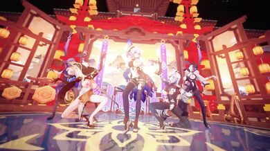 "Megan & Keqing - the lesbian orgy with Yelan and Ningguang - empire"