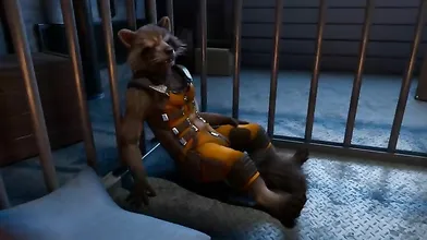 Rookie Raccoon gets Fucked in Prison by his Cellmate, Rocket the Hentai Dog