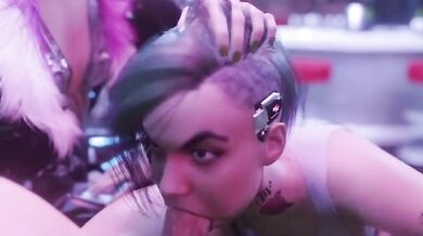 "Evelyn's Lessons in Deep Throating for Judy with Tumtumisu"