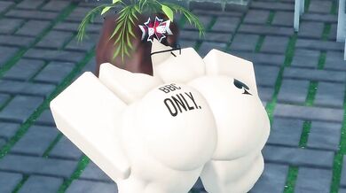 "Exploring the world of Roblox with Q-Tip tattoo on my naughty parts."