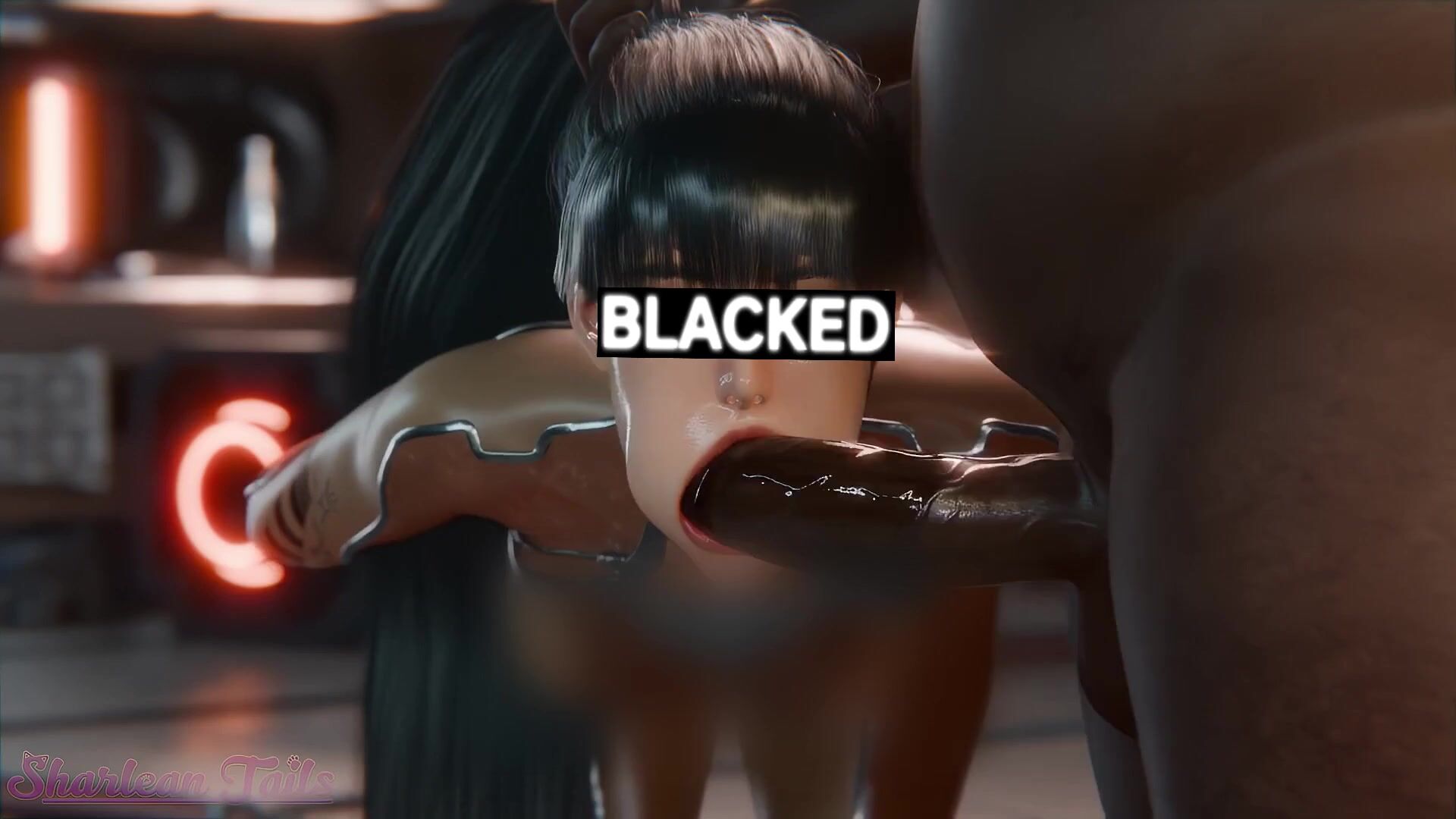 eve (stellar blade), blacked, censored 