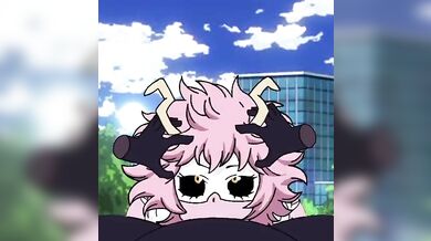 "My Neighborhood Bitches Mina and Ashido Get It On in the Parking Garage"