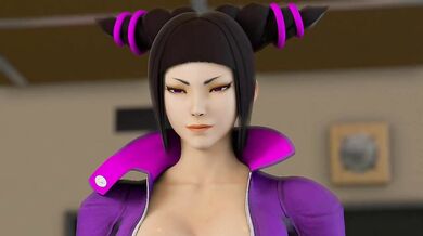 In this hentai porn video, Cammy and Juri engage in a steamy lesbian encounter.