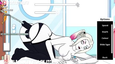 'The Double Anal Dildo Harley Quinn Orgasms with Squirting Hole House Fun'