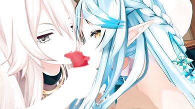 'Hentai Yukihana, Lamy and Shishiro Botan enjoy a steamy threesome in Hololive with Robin00!'