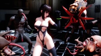 "Fulfilling a soldier's fantasy, this tight battle suit is almost unsustainable."