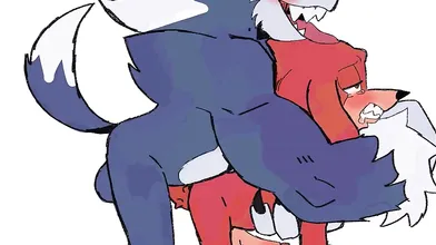 Uncensored Porn - Hentai - The Sexy Adventures of Rouge the Bat: Knuckles Fucks the Werehog [NeverSafeFromWa]