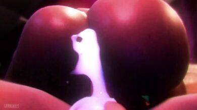 "While Miles Is Away, Rio Gets Double-Teamed by Futanari Spider-Gwen and Her Girlfriend in the Skies"