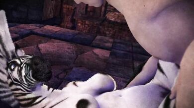 'Zahira, the half-human hybrid, finally gives in to her animalistic desires and mates with a human for the first time.'