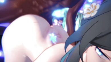 "Ruan Mei and Sutekimeppou get it on in the bathroom!"