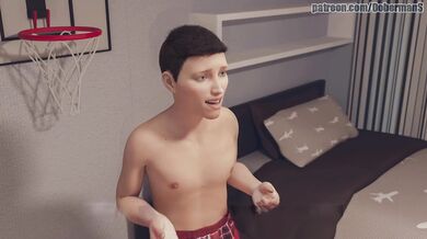 "Sexy Cougar takes on a young, busty student! Watch as they have passionate sex in the classroom!"