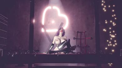 "Sexy Vannessa seductively dances in her lingerie, teasing and pleasuring herself with a vibrator."