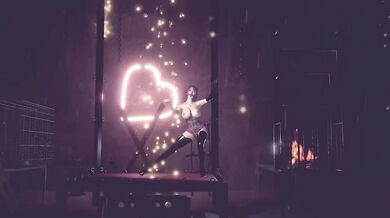 "Sexy Vannessa seductively dances in her lingerie, teasing and pleasuring herself with a vibrator."