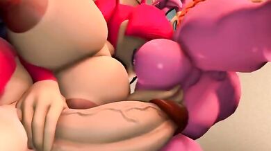 "The Futa Batgirl Blowjob Adventures"