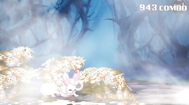 'The Gnoll Gang Packs a Slyveon Cum Dump on the Helpless Heroine, Overwhelming Her Womb and Ovaries with Gunk'