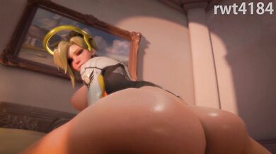 'Mommy Rides the Little Boy: Big Titty MILF Mercy Rides Hard on Her Son's Stiff Dick'