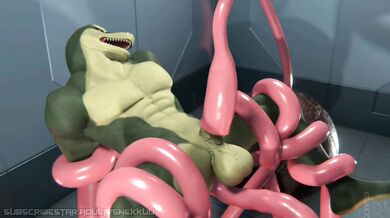 "The Tentacled Creature and the Slithering Serpentine Seductress: A Love Story of Tentacles and Lust"