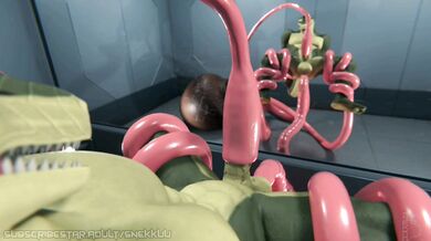 "The Tentacled Creature and the Slithering Serpentine Seductress: A Love Story of Tentacles and Lust"