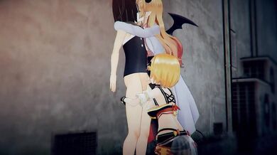 'Yozora, Mel and Yuzuki - Choco Hololive (Robin00)'