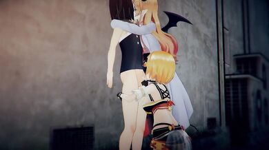 'Yozora, Mel and Yuzuki - Choco Hololive (Robin00)'