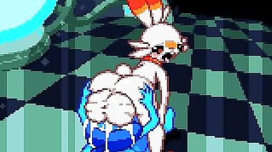 'Unleashing a torrent of creamy ejaculate, he fills her mouth and throat with his load.'