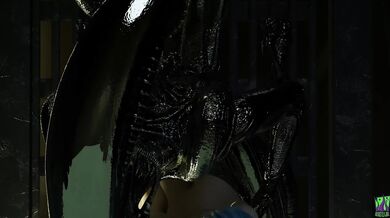 "Evelyn and the Xenomorph: A Love Story - Passionate Sex with Beastly Joe"