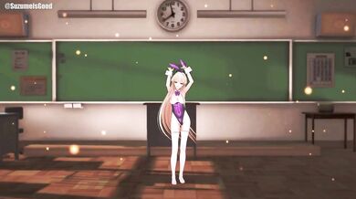 'Pleasure Bunny Dance: Asuma and Toki's Hentai Blue Archive Purple Playmate MMD Porn Video'