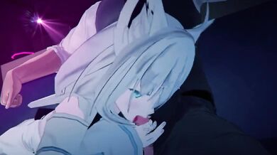 "Holographic Live Hentai with Shirakami Fubuki! Starring Robin00 in 'The Frost Maiden Awakens'"