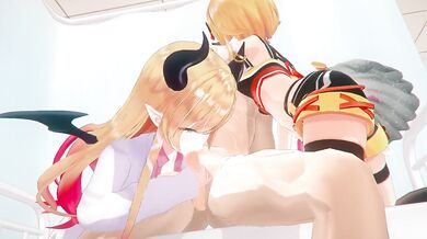 "Hentai Mel-O-Live - Yozora, Choco and Yuzuki with Robin00"