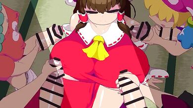 "The Trapdoor to Heaven: Reimu and the Bukkake Brigade"