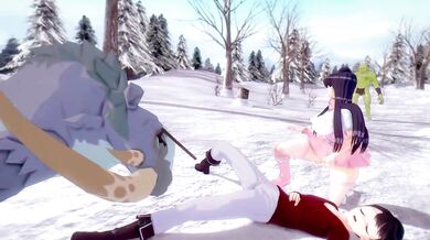 'Elderly Lady's Secret Delivery Service: NTR with 8 Japanese Students (8005)'