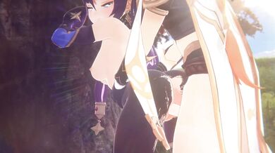 Mona Loves Making Hentai Videos, Shadowed by Destiny (Genshin Impact)