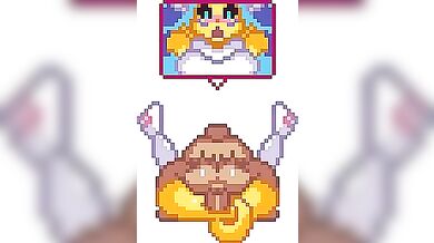 Rewritten as: 'Relentless Intruder Invades Renamon's Hole'