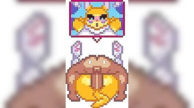 Rewritten as: 'Relentless Intruder Invades Renamon's Hole'